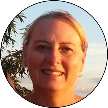 Helen gosden face smiling as accounts manger of distictive designs australia