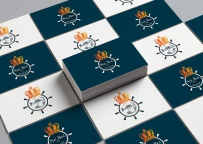 branding of business cards media with logo design in capalaba Brisbane graphic designer brisbane